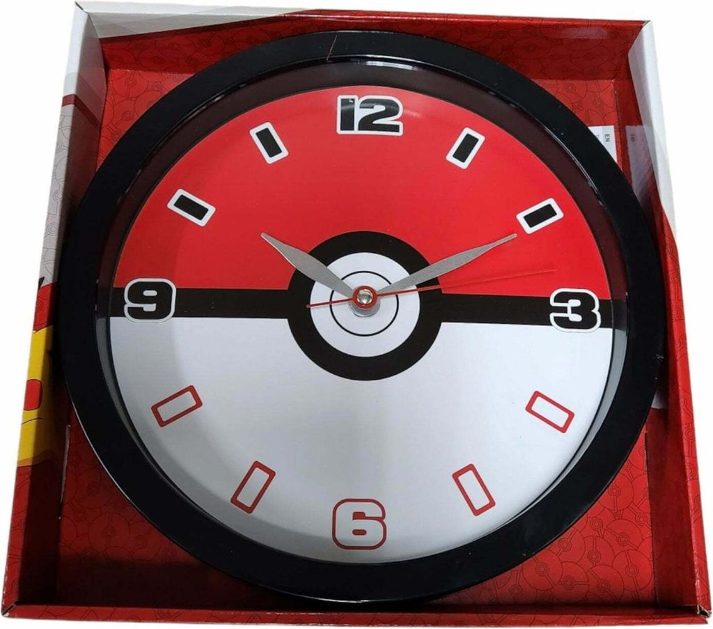 Pokemon Wanduhr: Pokeball Produktbild 