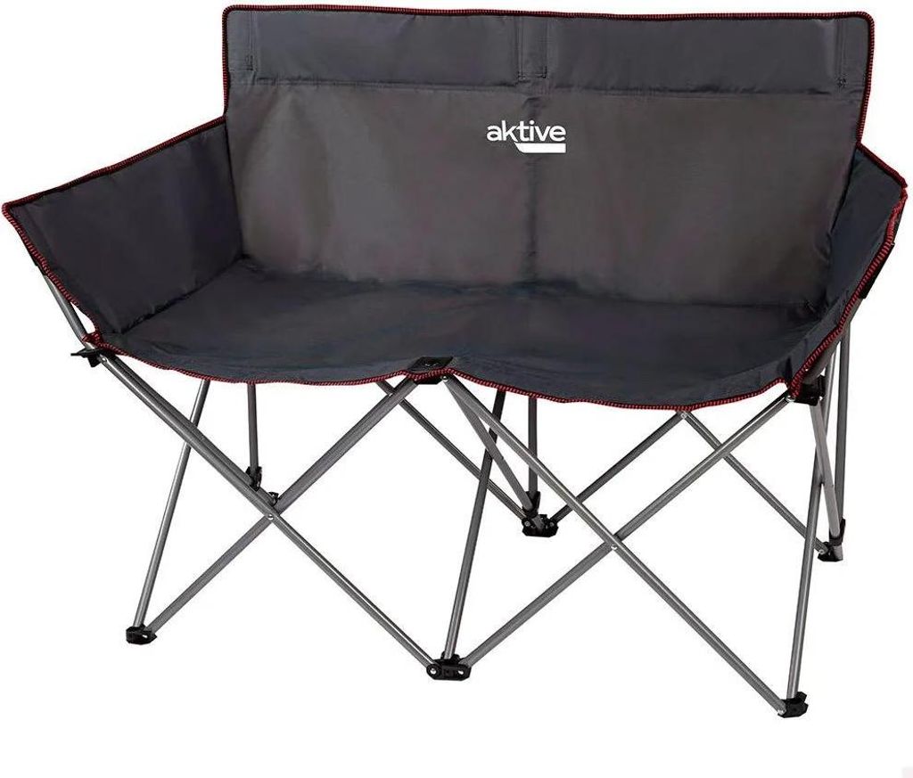 Aktive Camping 121x63x88 Cm Folding Stuhl Schwarz Schwarz One Size