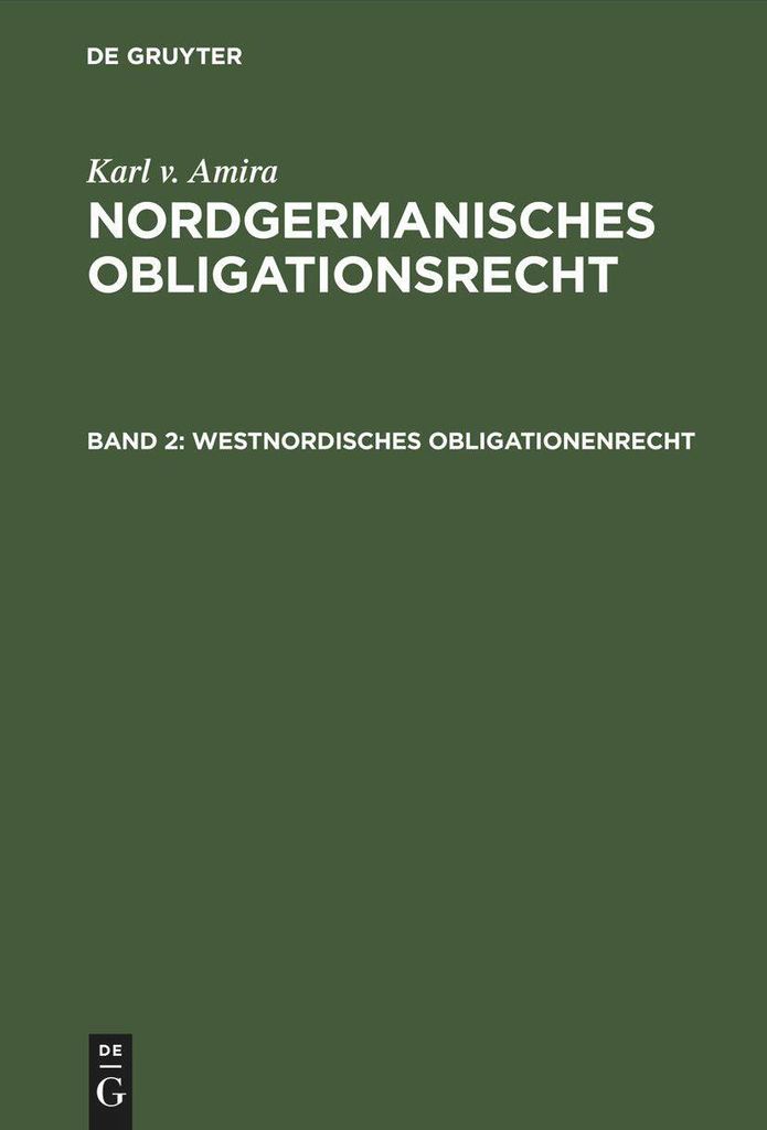Westnordisches Obligationenrecht