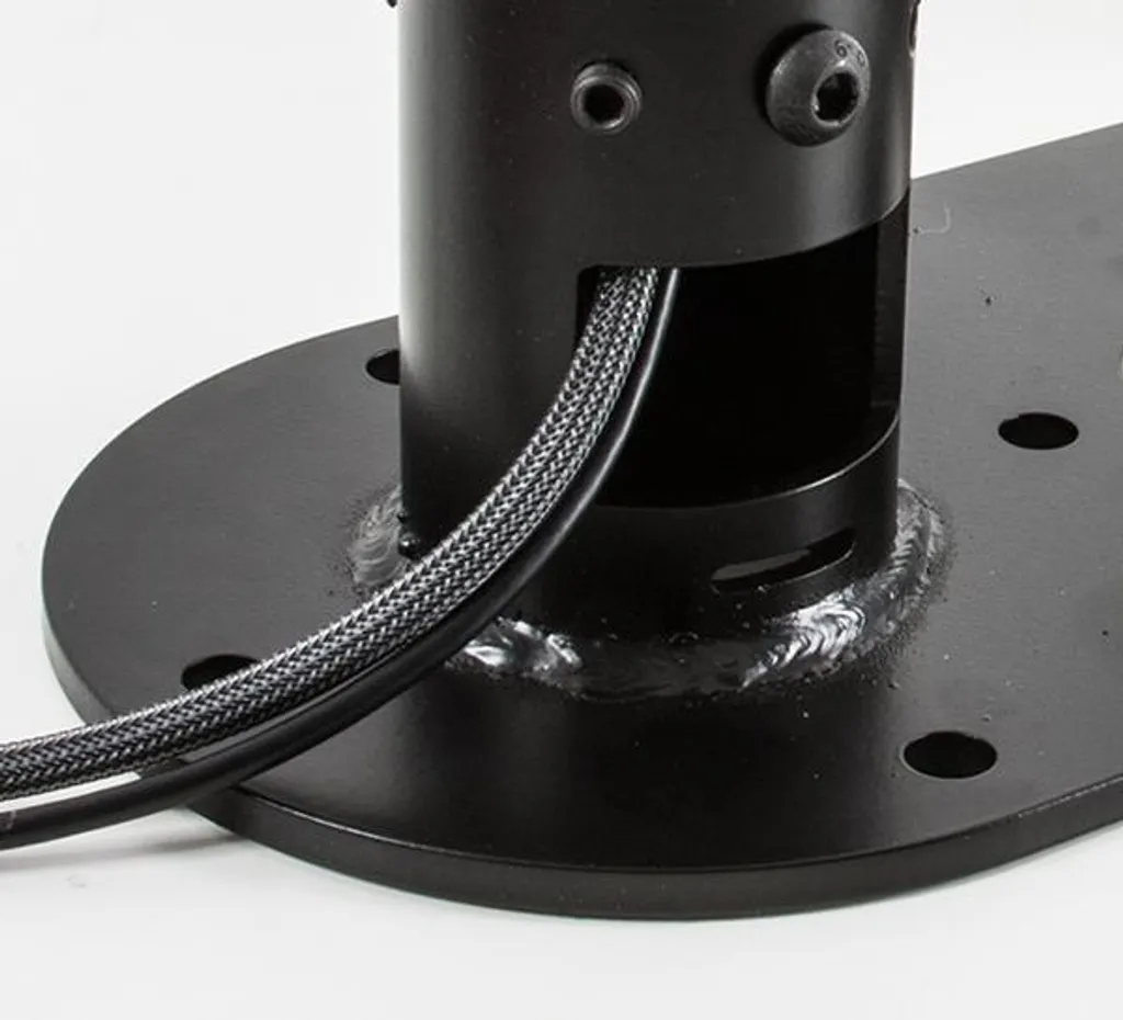 B-Tech BT7807 Base de Fixation au Sol Noire Supporte 200kg - 426mm - 9