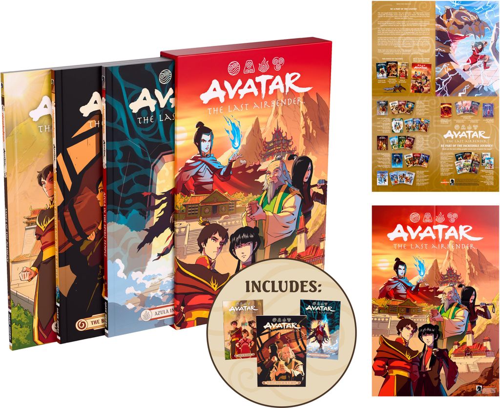 Avatar: The Last Airbender--Fire and Family Treasury Boxed Set