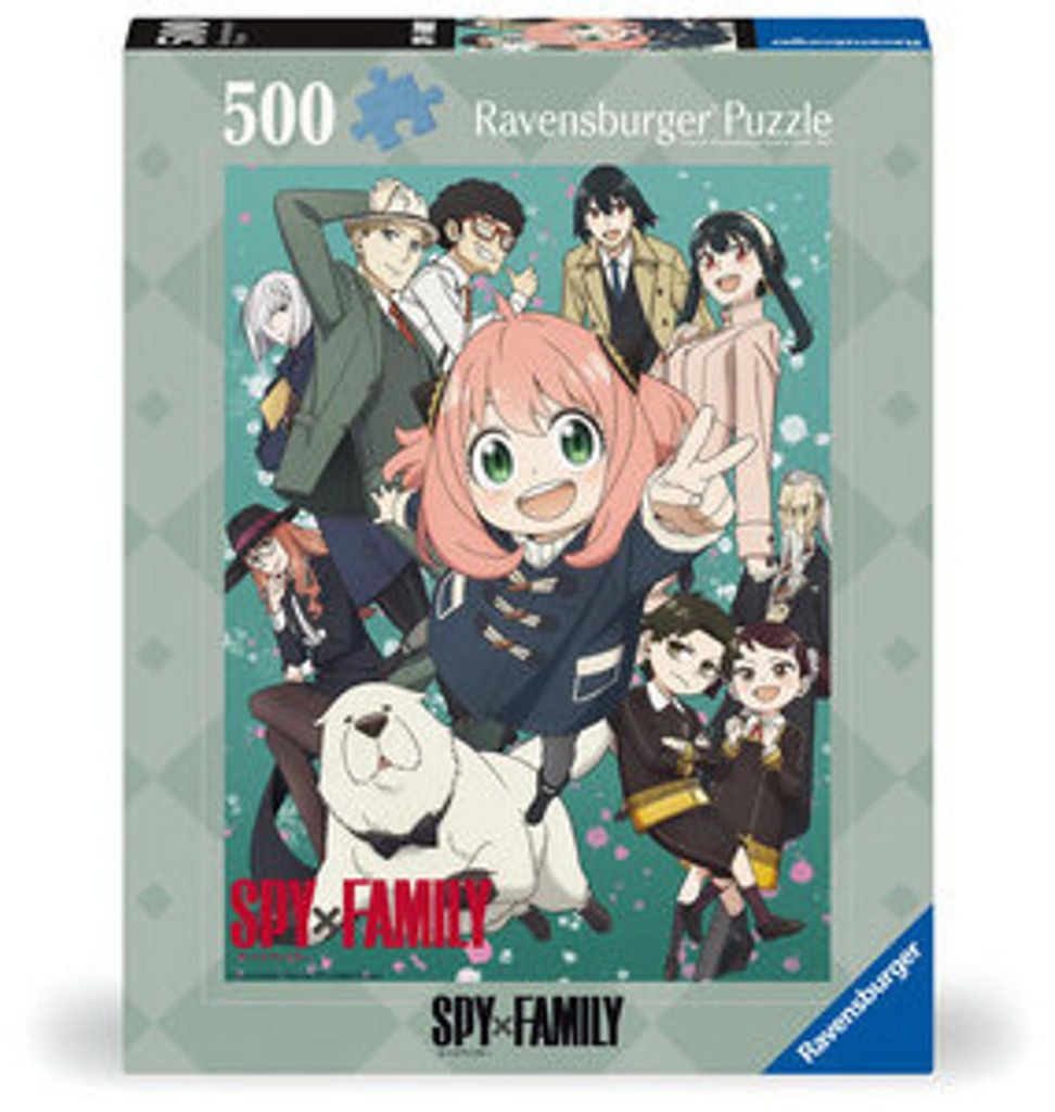 Ravensburger Spy X Family, 500 szt., Fantastyka, 12 lat(a) Zdjęcie produktu 