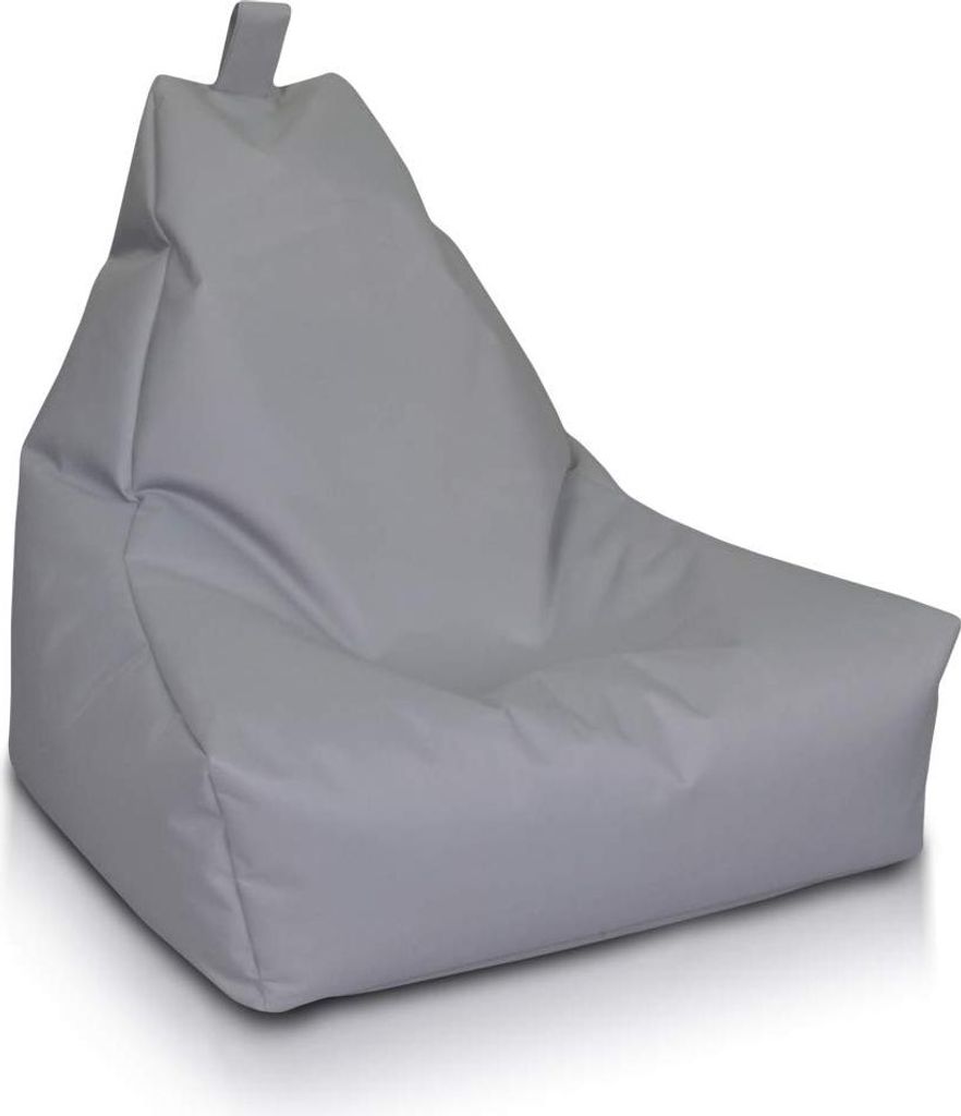 Ecopuf, Keiko Sitzsack, Pouf Sessel Outdoor, Bean Bag, Perle Nc13, Mittelgroß
