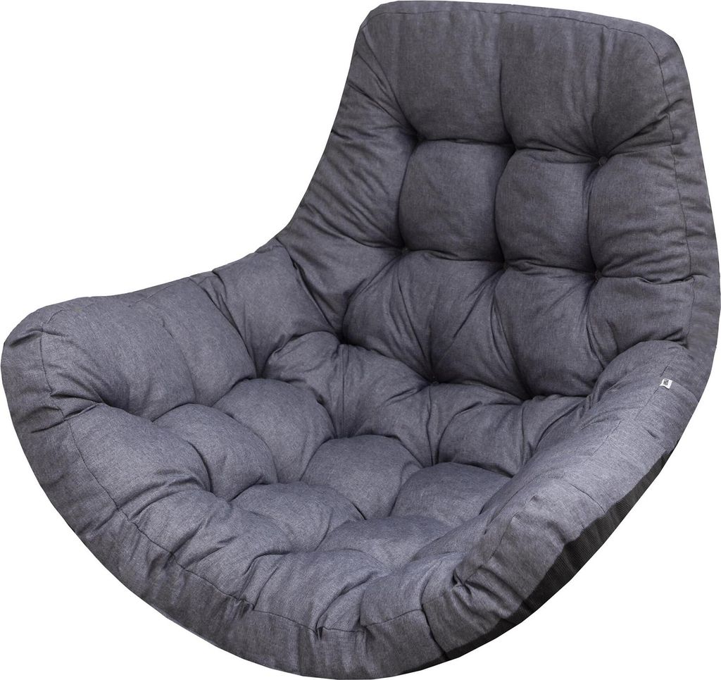 Gartenkissen "GEORGE" – 120×100×8 cm, für Hängesessel & Nestschaukel – wasserfest, UV-beständig | PillowPrim