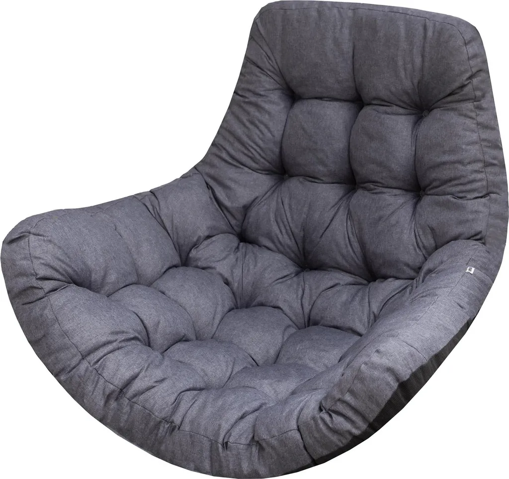 Coussin pour fauteuil suspendu GEORGE 120x100x8 cm - Gris Anthracite