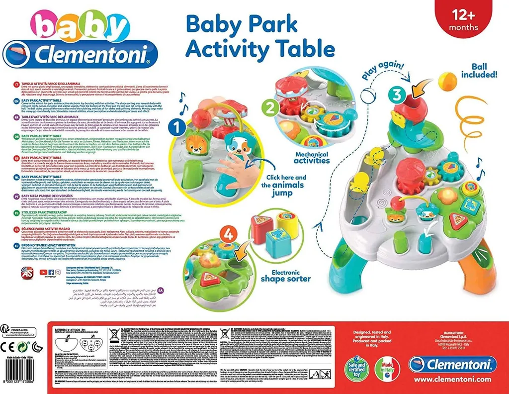 Clém. Table de jeu interactive et d'éveil sensoriel pour bébé - 10