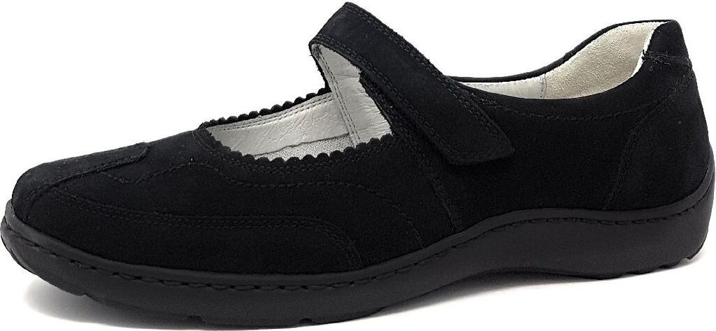 Waldläufer Henni Damenschuhe Slipper Schwarz, Produktbild 