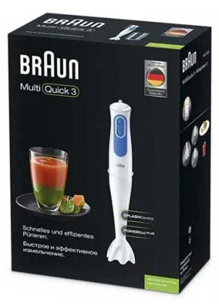 Pied mixeur acier inoxydable Braun 700 W pour soupes et veloutés