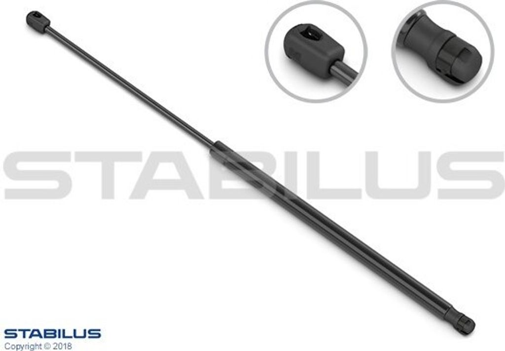 STABILUS Motorhaubendämpfer 877865 für JEEP GRAND CHEROKEE IV (WK WK2) 566 5mm