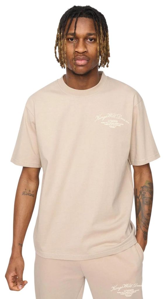 Kings Will Dream - "Arch" T-Shirt für Herren, Übergroß BG2440 (M) (Steinfarben)