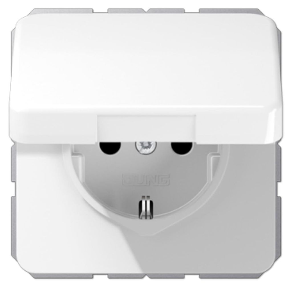 Jung Schuko Steckdose 16 A 250 V bruchsicher mit Produktbild 