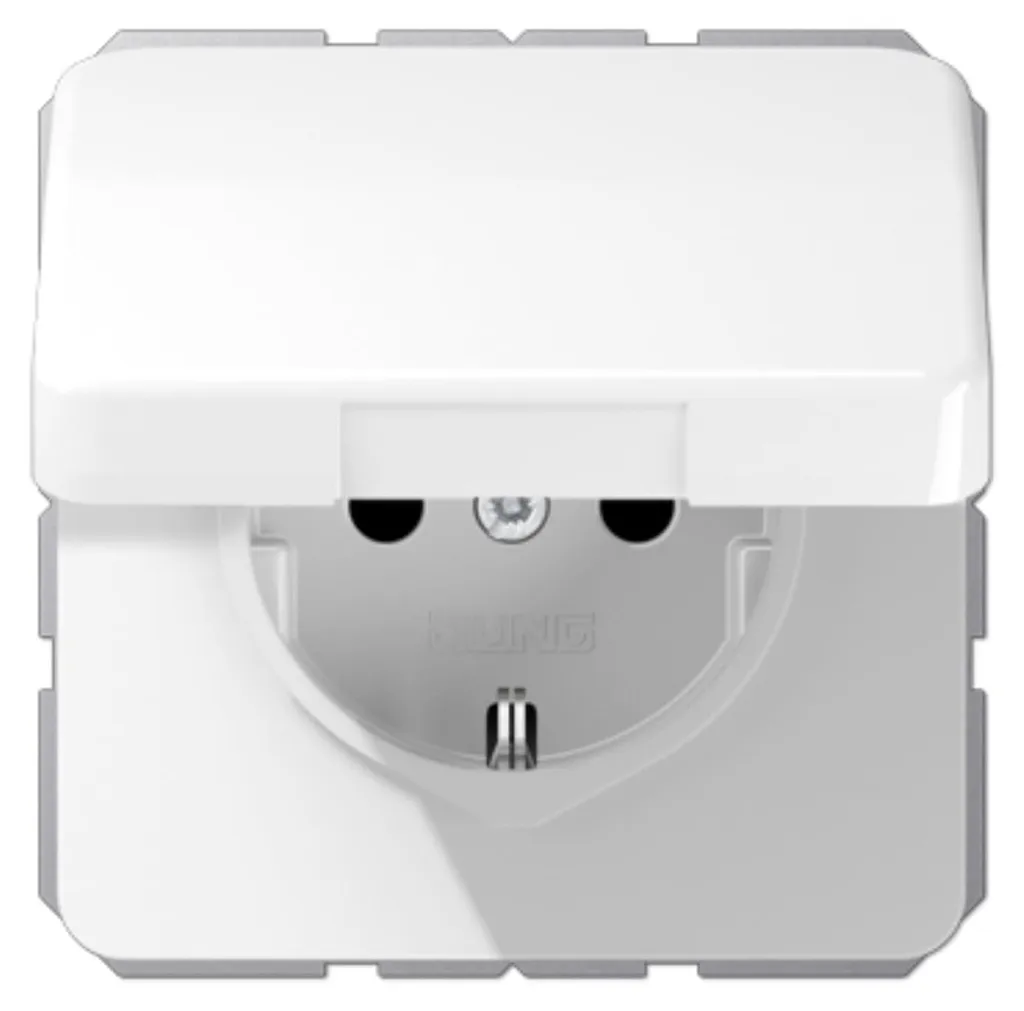 Prise de Courant Jung CD 1520 BFKL WW Idéale pour Cuisine et Sanitaires