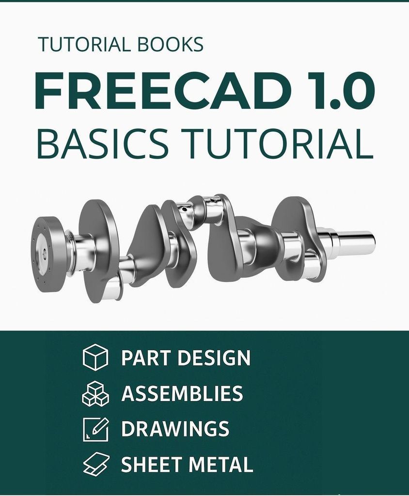 FreeCAD 1.0 Basics Tutorial (COLORED)
