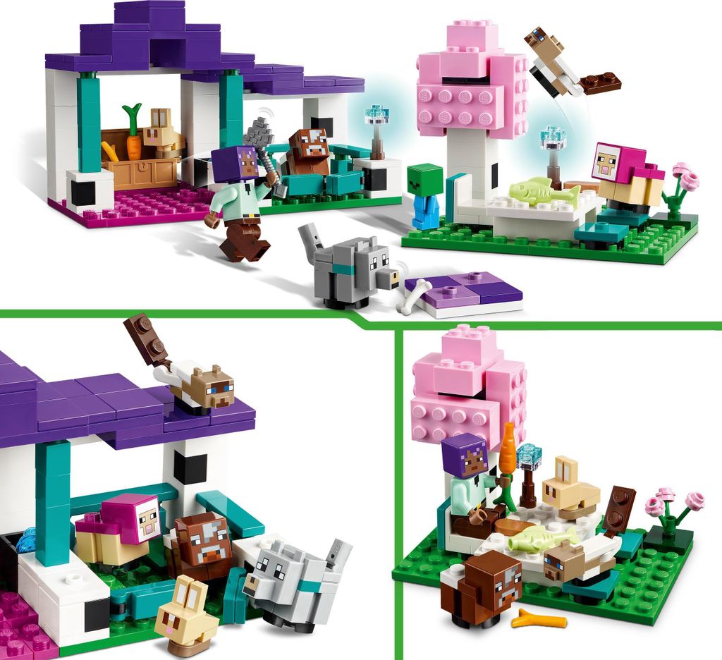 LEGO Minecraft Das Tierheim, Spielzeug mit vielen Produktbild 4