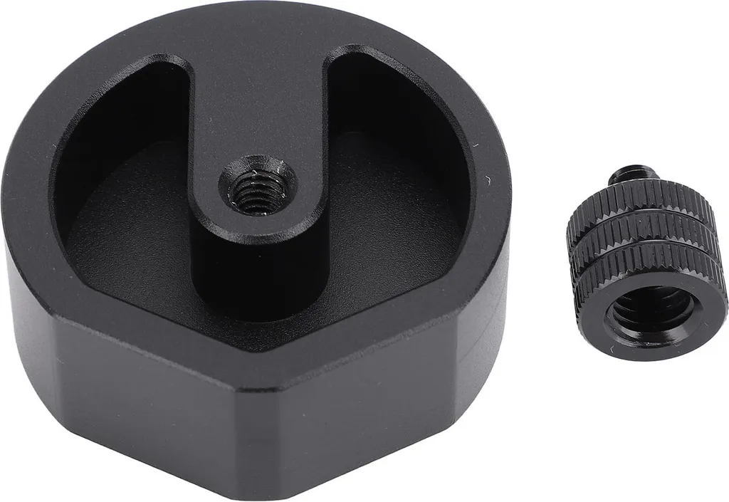 Adattatori Filettati Per Treppiede In Alluminio, Set Da 2: 3/8 A 1/4 E 1/4 A 3/8, Nero - 4