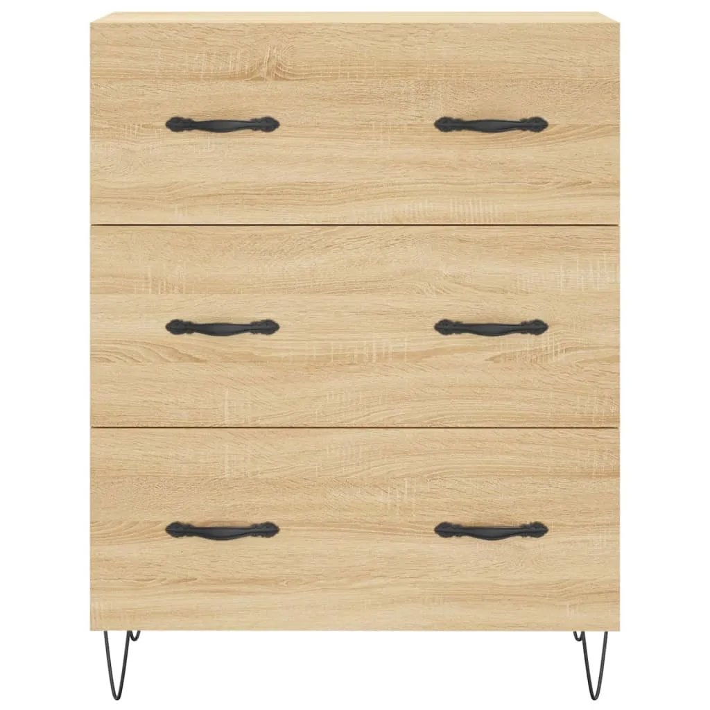Sideboard Rovere Sonoma 69,5x34x90 cm | Mobile Contenitore Alta Qualità - 5