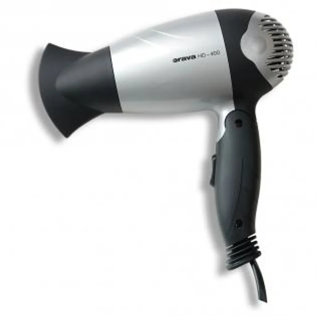 Sèche-cheveux de voyage ORAVA 1100W pliable avec buse de concentration