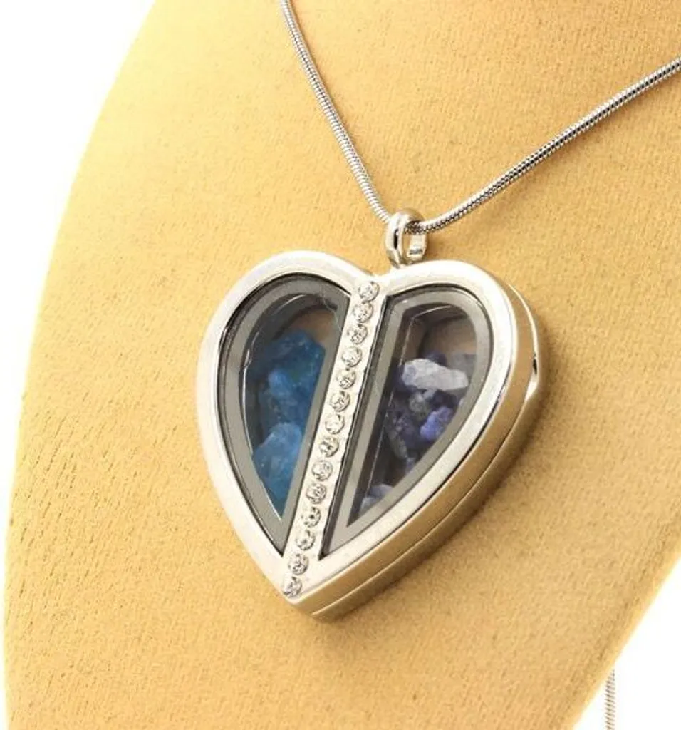 Collier Apatite Bleu Néon et Bénite Véritable - Pierres Naturelles Brutes