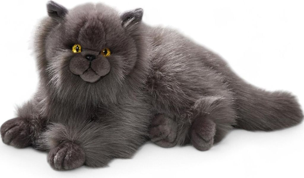 Carl Dick Katze, Perserkatze grau ca. 30cm 3433 Kuscheltier, Plüschtier, Stofftier