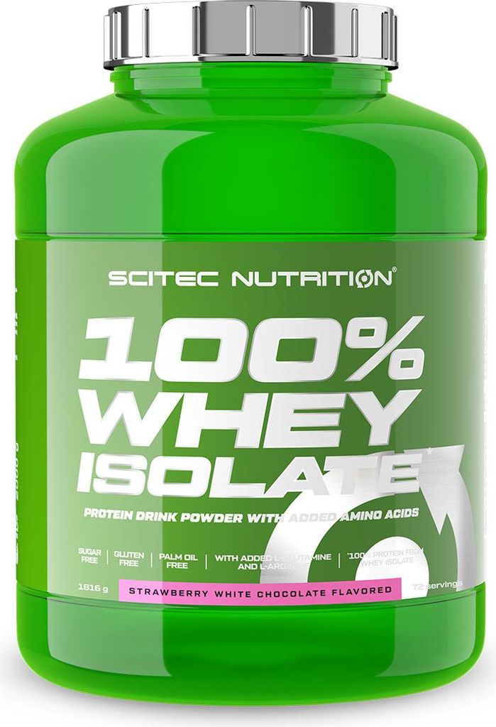 Scitec Nutrition Whey Isolate Protein 1816g Dose Erdbeere-Weiße-Schoko