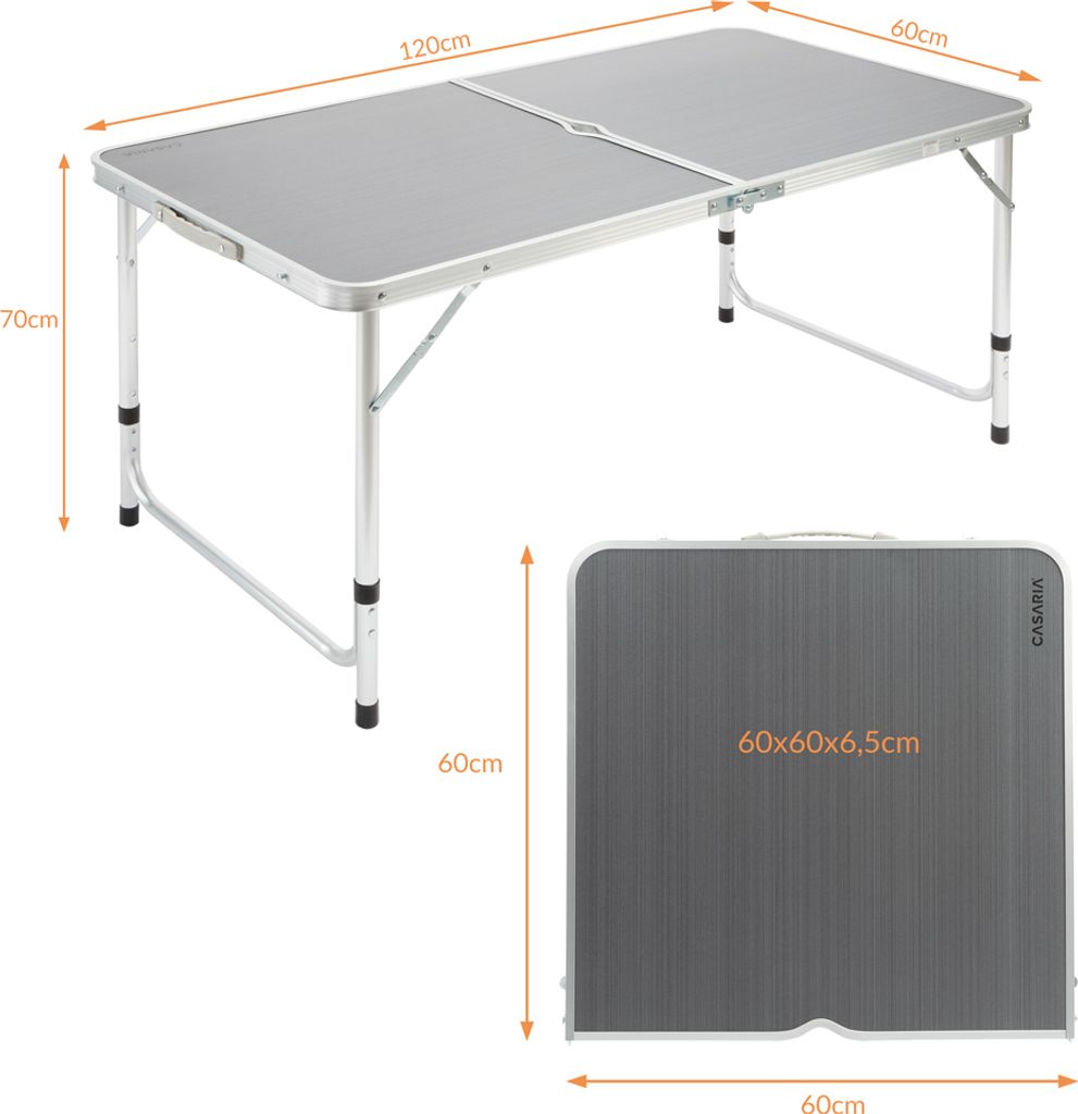CASARIA® Campingtisch klappbar Camping Beine Produktbild 6