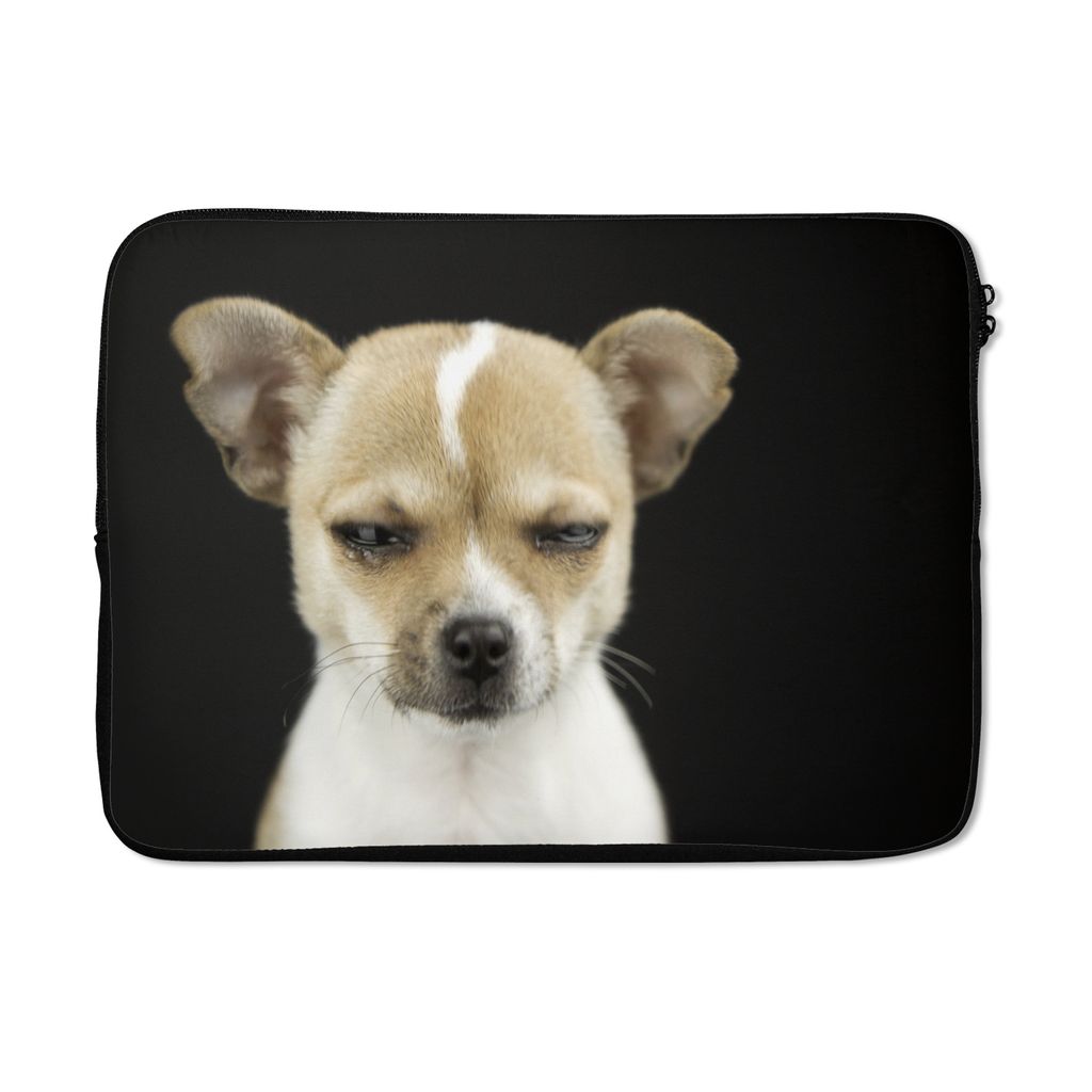 MuchoWow Laptop Hülle 13 Zoll Hund - Haustiere - Porträt Laptoptasche - Laptophülle - Sleeve - Rundumschutz