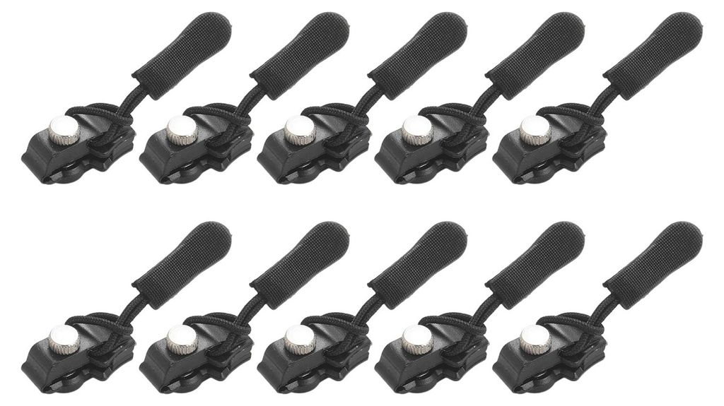 10-teiliges Sofort-Reißverschluss-Reparaturset für Mäntel, Stiefel, Gepäck und Taschen – Universeller Reißverschluss-Schieber-Reparatursatz,...