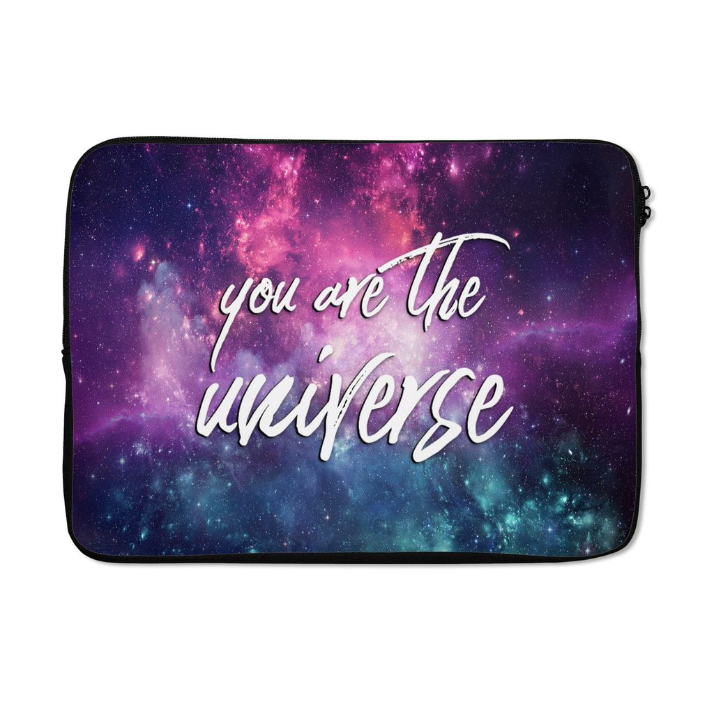 MuchoWow Laptop Hülle 14 ZollWeltraum - Zitat - Sterne - Jungen - Mädchen - Kinder Laptoptasche - Laptoptasche - Stoßsicher - Schutzhaube