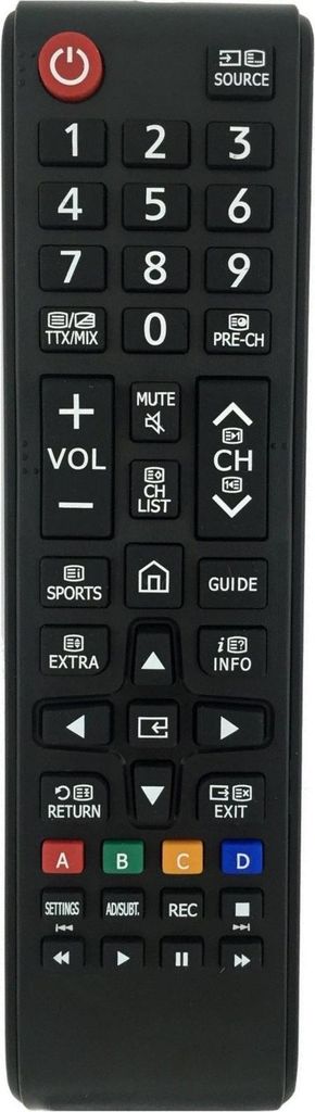 Ersatz Fernbedienung Samsung TV UE65KU6099U