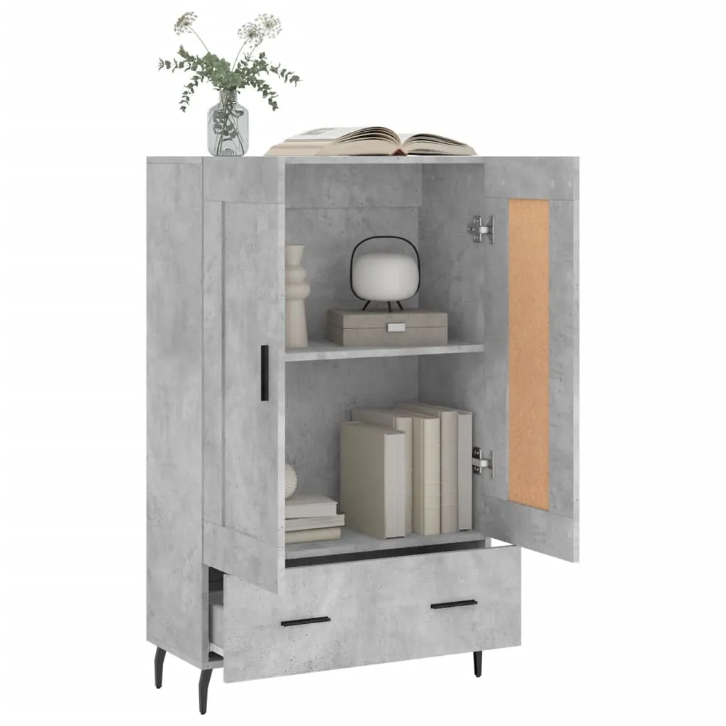 Mobile Buffet Grigio Cemento 115cm | Arredamento Moderno The Living Store - 4