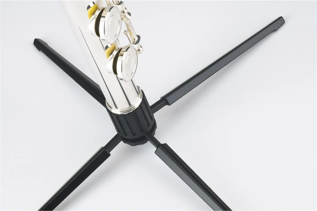 Support de flûte traversière pliable K&M 15232 avec base stable - 3