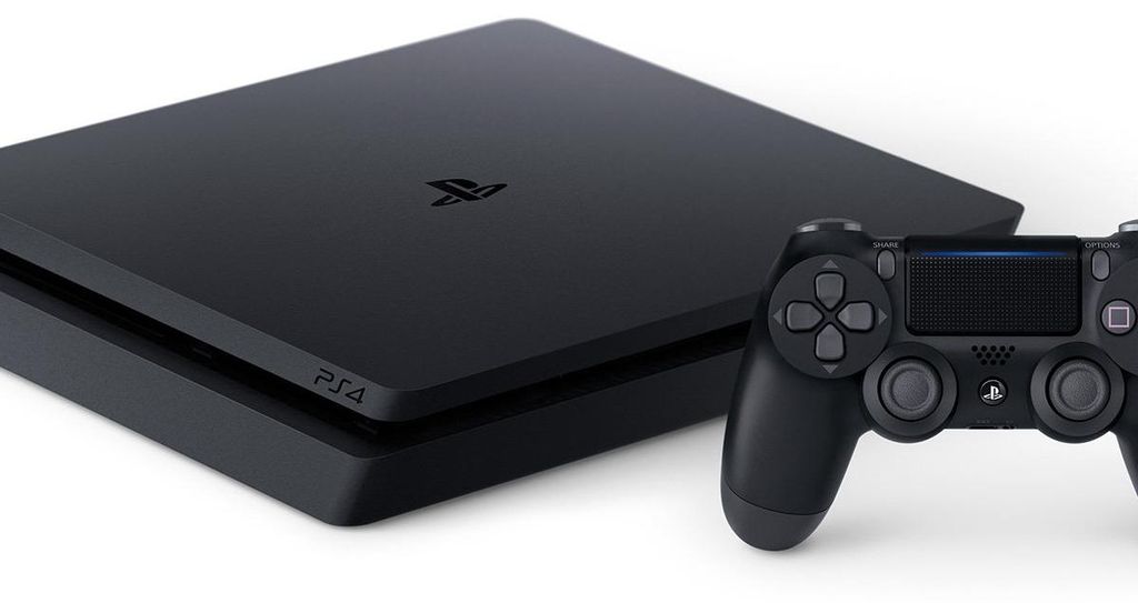 Sony PlayStation 4 Slim 500 GB WLAN Schwarz Produktbild 