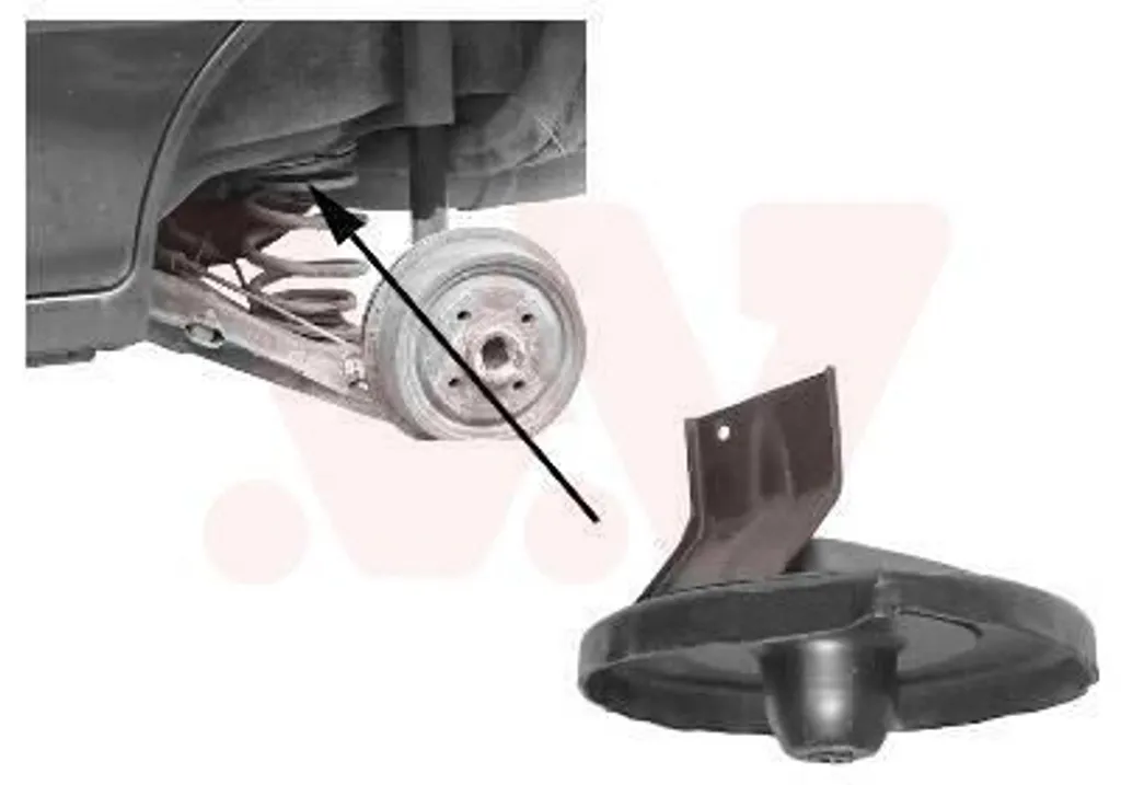 Supporto Molla Posteriore Destro VAN WEZEL 3730398 - Ricambio Opel