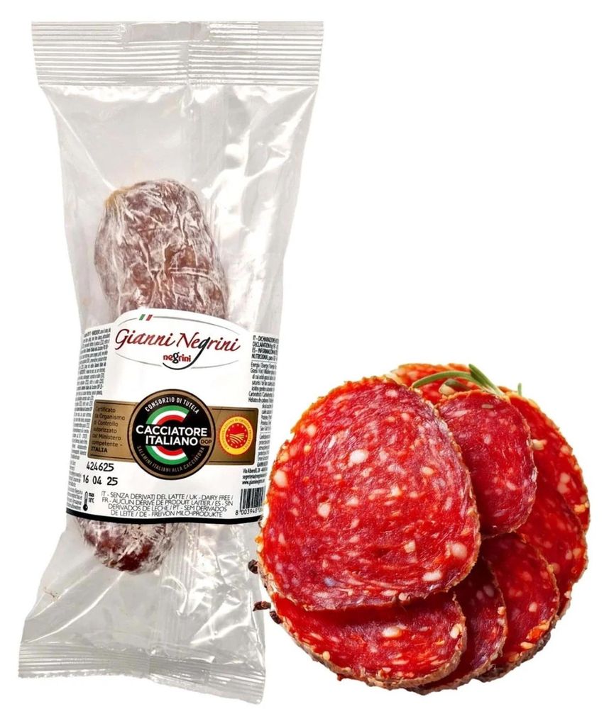 Saucisson italien "Cacciatore" DOP, 200 g Image du produit 
