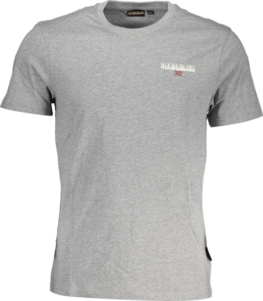 Napapijri Herren KURZARM-T-SHIRT Grau NP0A4GWIS-ICESS2_A2321FC_GRIGIO160 : Größe - 2XL Größe: 2XL