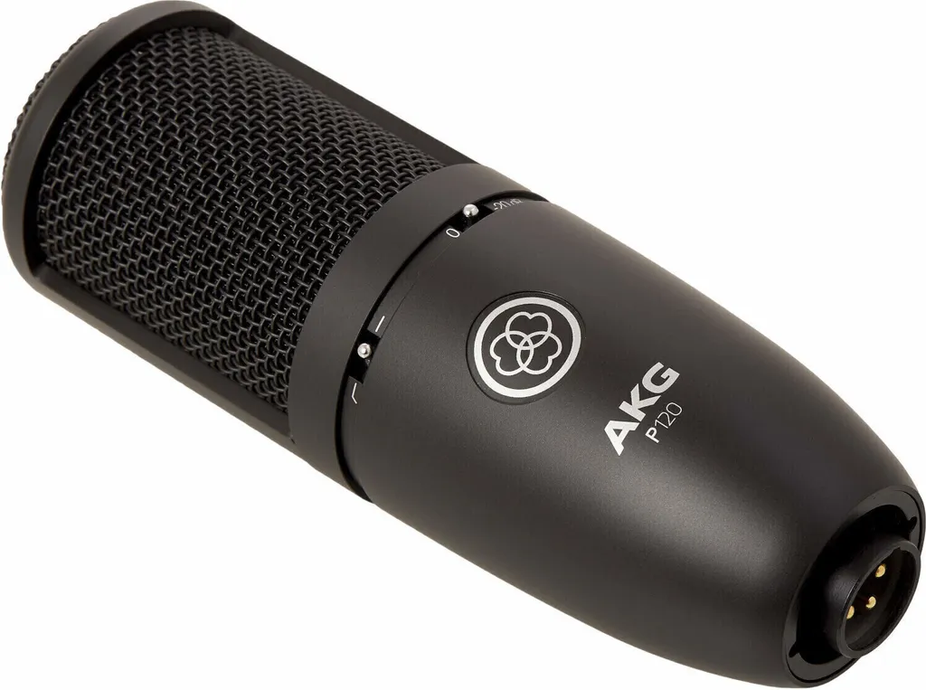 Micro de studio professionnel cardioïde 2/3" avec filtre coupe-basse intégré