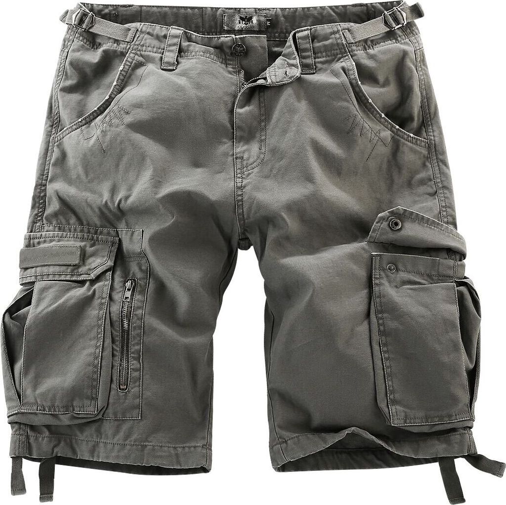 Black Premium by EMP Herren oliv-grüne Shorts XL