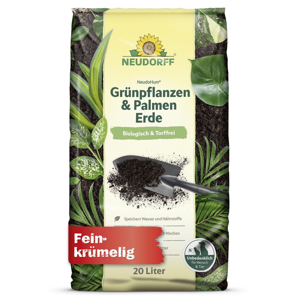 Neudorff NeudoHum Grünpflanzen- & PalmenErde 20 Liter Produktbild 