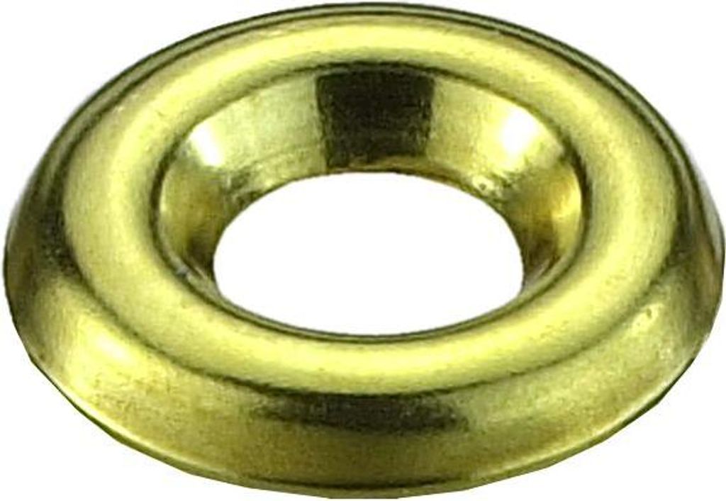 Connex Schraubenrosetten 13 x 5 mm - 40 Stück Messing Produktbild 