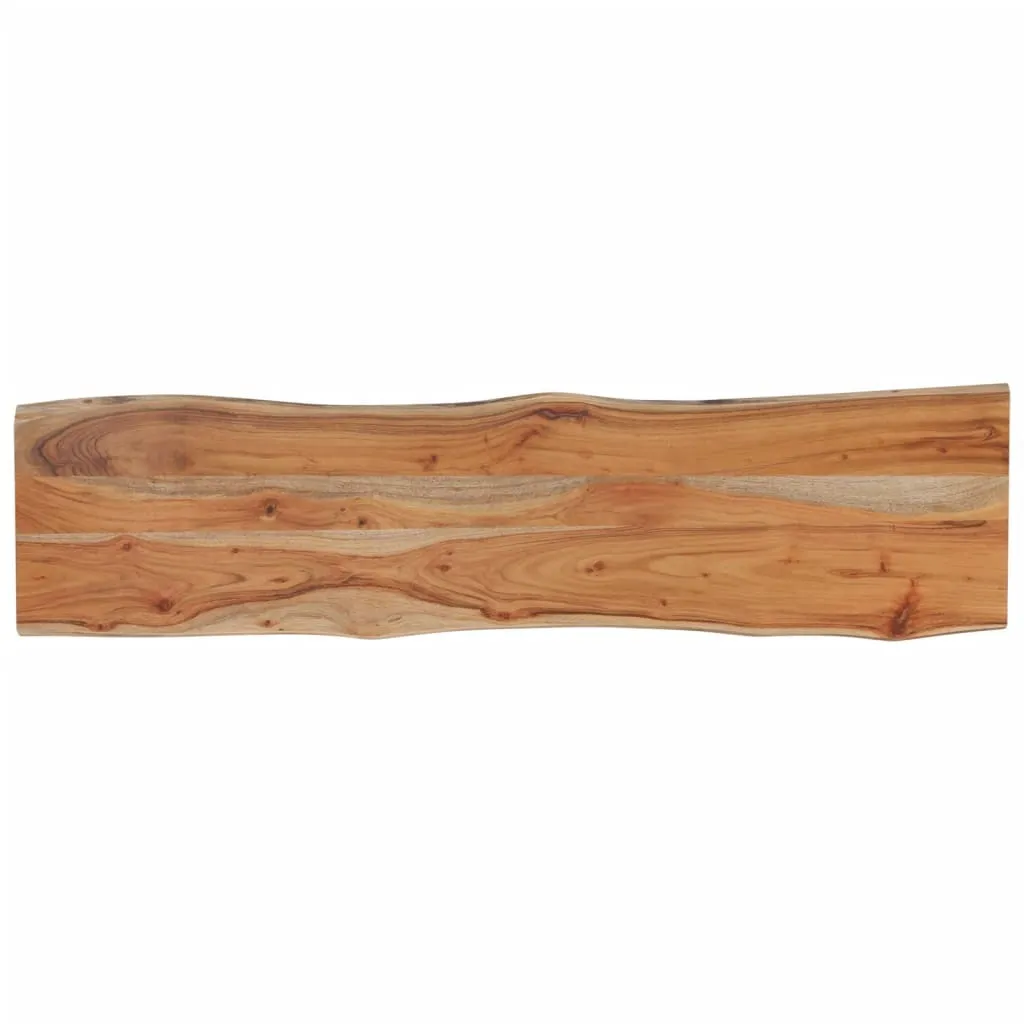 Top Tavolo Acacia 180x40cm - Design Industriale Legno Massello