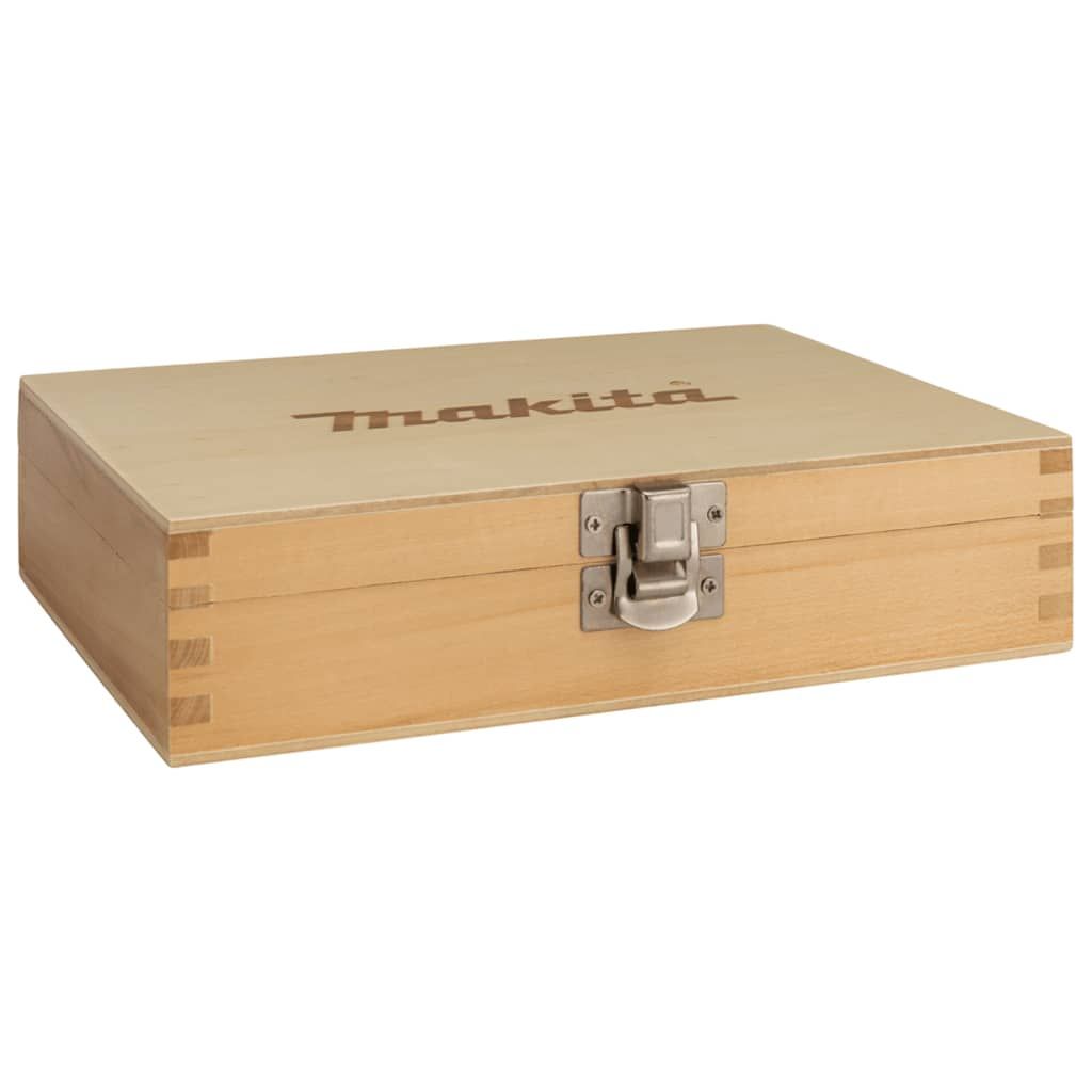 Makita 12-tlg. Fräser-Set 6 mm Silbern Produktbild 1