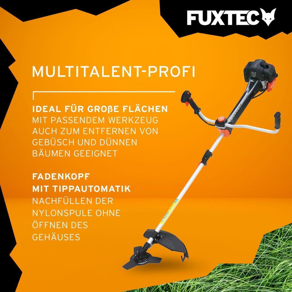 FUXTEC Profi Benzin-Motorsense | 3 PS Rasentrimmer | Produktbild 5