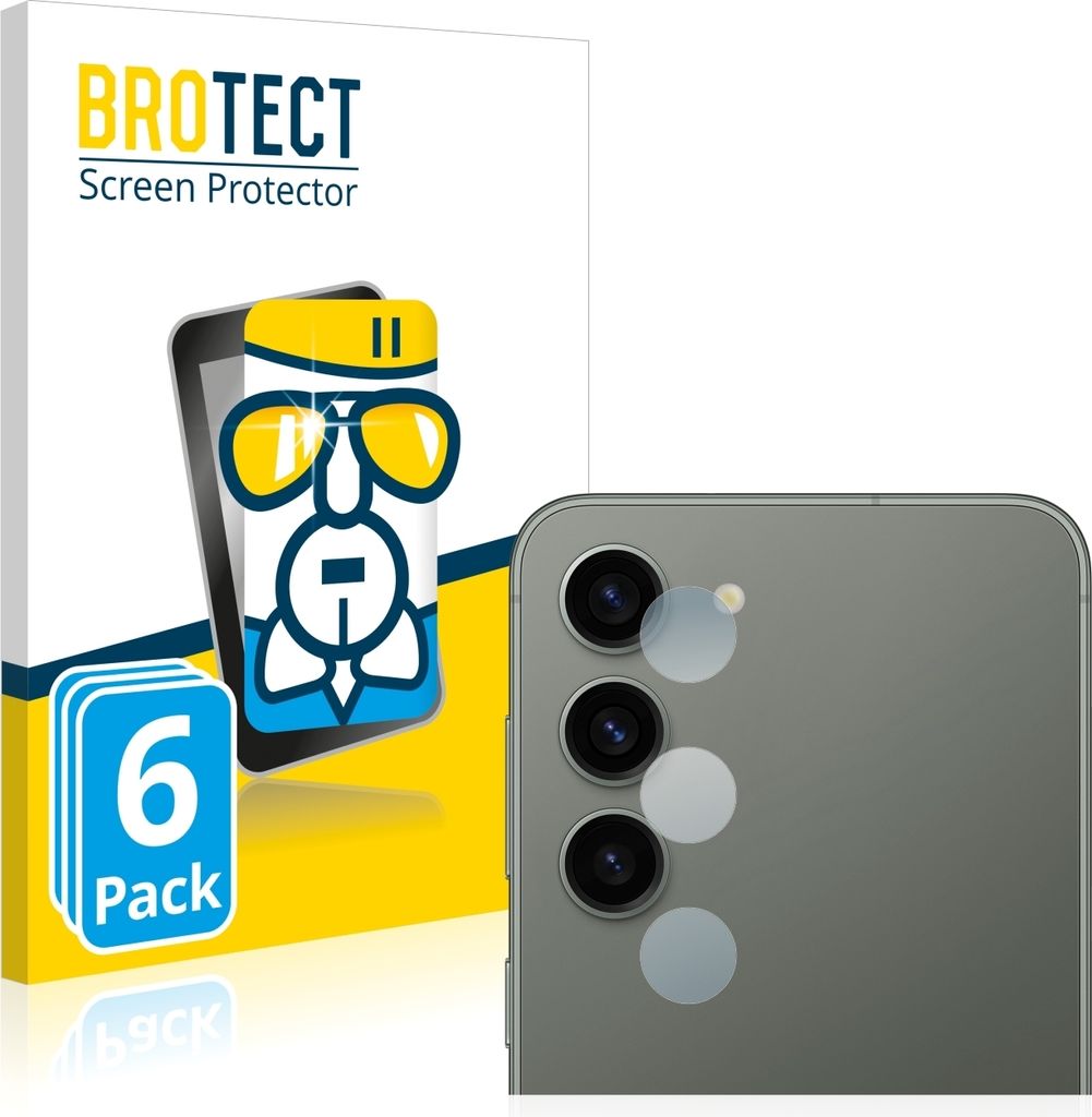 6x BROTECT Schutzglas für Samsung Galaxy S23 (NUR Produktbild 