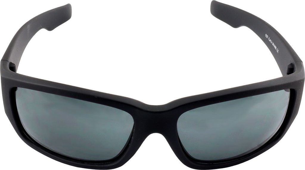 Schmale Sonnenbrille Bikey one Bikerbrille 6,5x4,5cm matt schwarz schwarz