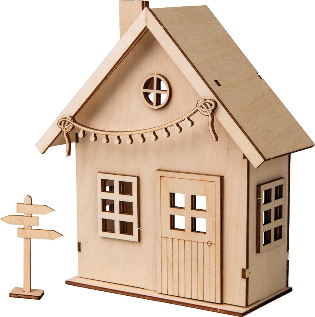 Holzbausatz "Wichtelhaus", 20-tlg. Produktbild 
