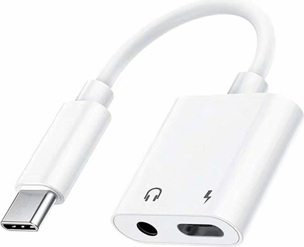 USB Typ C zu 3.5 mm AUX Audio Adapter Kopfhörer Lade Kabel Produktbild 3
