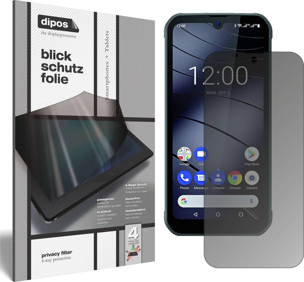 Schutzfolie für Gigaset GX290 Plus mit Sichtschutz Blickschutz Folie