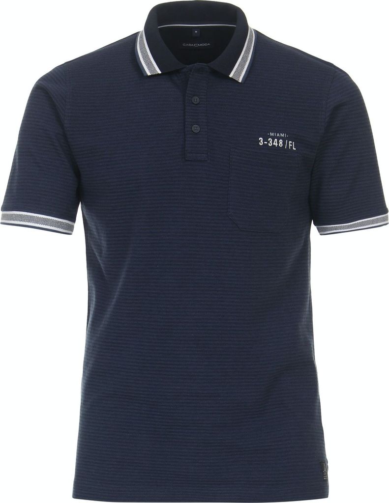 Casa Moda - Herren Polo-Shirt (934057700), Größe:M, Farbe:Blau (105)