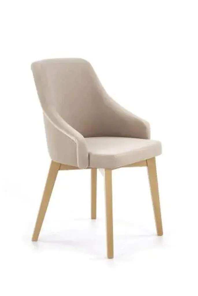 Chaise Solo 252 en chêne miel - Assise robuste en bois massif 86cm