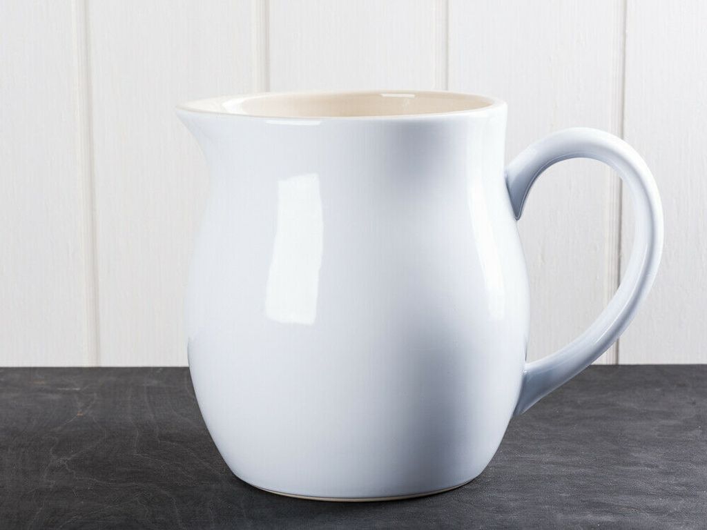 IB Laursen MYNTE Kanne 2,5 Liter Weiß Keramik Geschirr PURE WHITE Krug Karaffe
